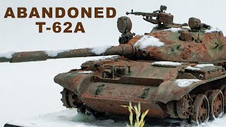 Abandoned T62A Diorama  135 TAMIYA  Tank Model   Full Building Video [upl. by Malita]