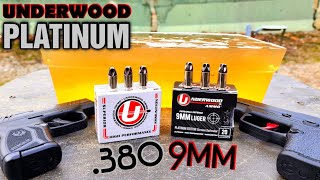 Underwood Extreme Defender Platinum 380ACP amp 9MM 68gr Ballistic Gel Test amp Review [upl. by Rocca]