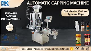 Capping machine automatic cosmetic glass jar capping machine [upl. by Terbecki424]