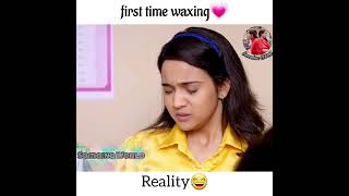 First time waxing💗Expectation😍VS Reality😂YUDKBH ashi singh❤ [upl. by Bernt]