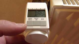 Programmierbares Heizkörperthermostat montieren und einstellen Model L [upl. by Yokum]