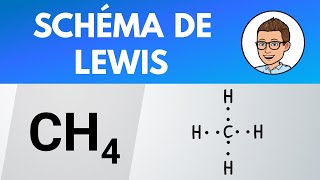 Schéma LEWIS ✏️ CH4  méthane  PhysiqueChimie [upl. by Jack425]