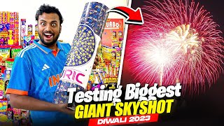 Testing Biggest Giant Skyshot For Diwali 2023 Gone Wrong 😱 [upl. by Haym]