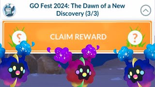 GO FEST 2024 The Dawn of a New Discovery Special Research task in Pokemon go [upl. by Llehcnom143]