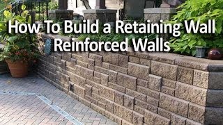 How to Build a Reinforced Retaining Wall Using Geogrid [upl. by Nikaniki807]