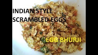 Egg Bhurji Recipe  Indian Scrambled Eggs  Street Style Egg Bhurji [upl. by Airotel168]