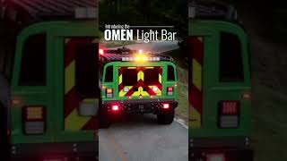 New from FireTech  Omen Warning light bar  FDIC 2023 fdic2023 firetech fireapparatus [upl. by Aiekram]