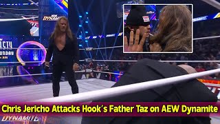 Chris Jericho Attacks Hook’s Father Taz on AEW Dynamite [upl. by Derwon]