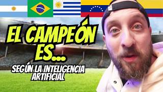 Quien será el CAMPEÓN según la INTELIGENCIA ARTIFICIAL Copa América 2024 copaamerica [upl. by Ylak]