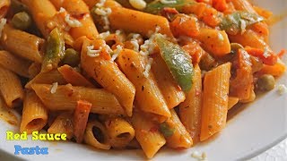 Red Sauce PastaPasta In Red Sauceరెడ్ సాస్ పాస్తాపాస్తా ఇలా ఓ సారి ట్రై చేసి చుడండి వదిలితే ఒట్టు [upl. by Sandler18]