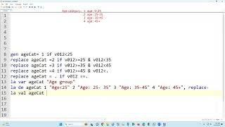 How to calculate category variable from quantitative variable [upl. by Idid]