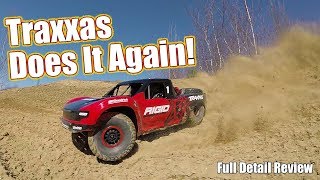 Incredible Scale OffRoad RC Trophy Truck  Traxxas Unlimited Desert Racer Review  RC Driver [upl. by Ruosnam]