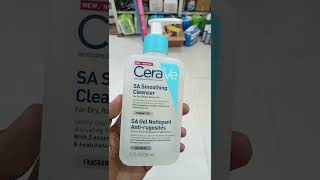 Cerave SA Smoothing Cleanser for Dry Rough and Bumpy Skin 236ml [upl. by Cymbre]