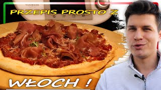 Przepis prosto z Włoch PIZZA z szynką parmeńską [upl. by Kreg]