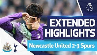 Extended Highlights  Newcastle United 23 Spurs  Ndombele Kane amp Son [upl. by Amersham]