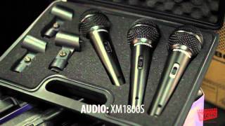 Behringer XM8500 amp XM1800S Microphones [upl. by Lleksah]