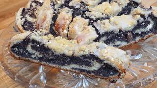 Makowiec polski tradycyjna strucla makowa❤️️ Polish poppy seed cake traditional poppy seed strudel [upl. by Tartan128]