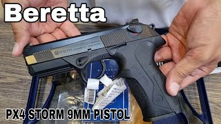 Beretta PX4 Storm 9mm Pistol Review and Unboxing  PX4 Storm made in Italy [upl. by Woodley]