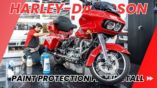 Detailing BRAND NEW 2024 HarleyDavidson Road Glide  PPF Install on Motorcycle [upl. by Eisenberg]