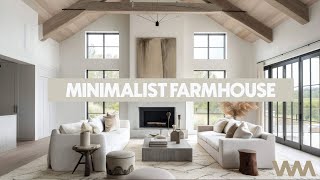 Minimalist Farmhouse Living Room Design Inspiration [upl. by Barnie]