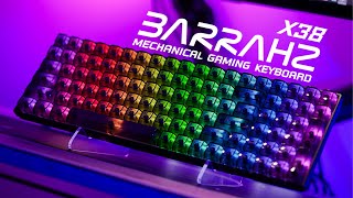 NUBWO X38 BARRAHZ TRANSLUCENT GAMING KEYBOARD [upl. by Tyika477]