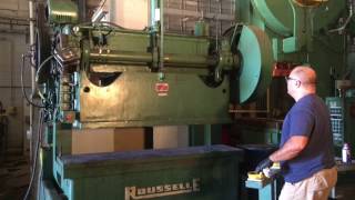 60 Ton Rousselle Double Crank Gap Frame Press [upl. by Nylad543]