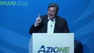 Roma  Lintervento integrale di Carlo Calenda al Congresso di Azione 190222 [upl. by Oria]