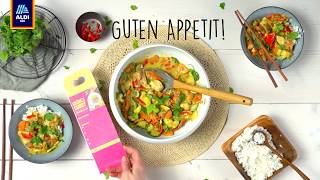 Rezept Kochbox Grünes Curry  ALDI SÜD [upl. by Atorod897]