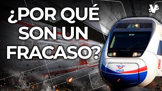 ¿Son los TRENES de alta velocidad una ESTAFA política  VisualEconomik [upl. by Lettig]