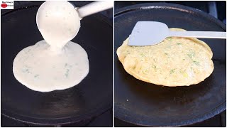 Jowar Flour Garlic Paratha With Liquid Dough  No Rolling  No Kneading Paratha  No MaidaNo Wheat [upl. by Aenel]