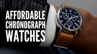 20 Best Affordable Chronograph Watches of 2024 [upl. by Ayoral]