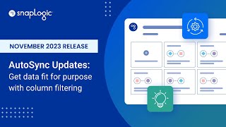 AutoSync Updates Get data fit for purpose with column filtering [upl. by Nozicka]