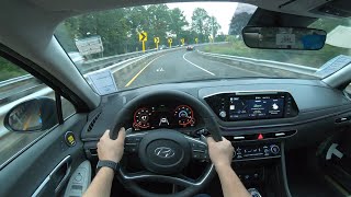 2022 Hyundai Sonata Limited Evening POV Test Drive [upl. by Oynotna136]