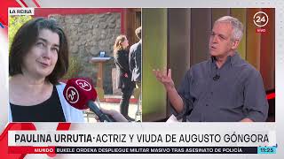 Paulina Urrutia sobre enfermedad de Augusto Góngora quotEs una muerte en cámara lentaquot [upl. by Haggi183]