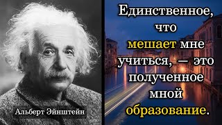 Альберт Эйнштейн Единственное что мешает мне учиться — это полученное мной образование [upl. by Hulbard]