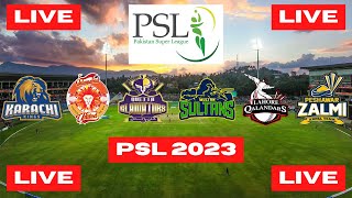 🔴PSL Live Match Today  Pakistan Super League 2023  PSL 2023 Live Cricket Match Today [upl. by Ensoll]