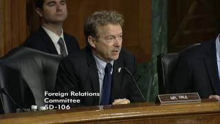 Rand Paul Questions Secretary of State Nominee Rex Tillerson [upl. by Saffren]