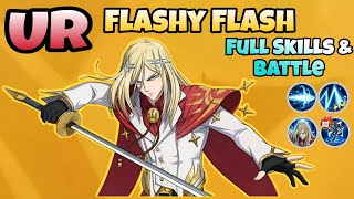 UR Flashy Flash Full skills amp Battle [upl. by Ruhtracm]