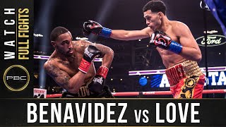 Benavidez vs Love Full Fight March 16 2019  PBC on FOX PPV [upl. by Eras]