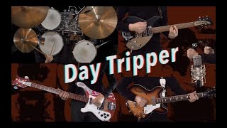 Day Tripper  Instrumental Cover  Guitars Bass Drums and Tambourine [upl. by Eriam]