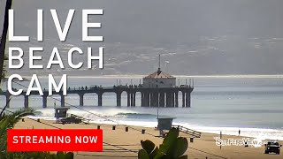 Live Surf Cam Manhattan Beach California [upl. by Kresic]