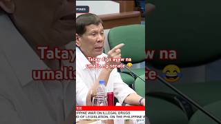 Tatay Digs ayaw na umalis ng senate viralvideo facts duterte philippines senator davaocity [upl. by Ellicul]