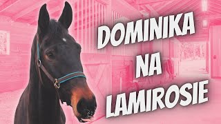 DOMINIKA ZNÓW JEŹDZI NA LAMIROSIE  UCZYMY SIĘ STEROWAĆ KONIEM 🐴 [upl. by Mylo]