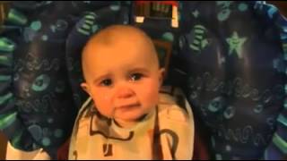 Baby crying to moms singingmp4 [upl. by Laurice]