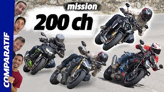 COMPARO16  KTM 1390 Super Duke R BMW M1000 R Ducati Street Fighter V4 Kawasaki Z H2 [upl. by Brewster]