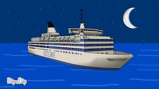 ⚓SHIP MS Estonia Sinking FlipaClip🚢 [upl. by Hsotnas768]