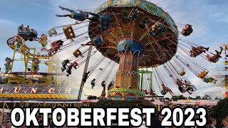 OKTOBERFEST 2023 in MUNICH GERMANY ✨ Crazy Fun Rides [upl. by Darken]