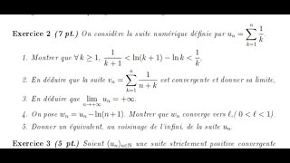 Analyse 1  Correction Exercice 1 Examen analyse 1 sur les suites smia ibn toafail [upl. by Birdie]