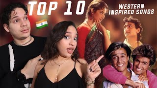 Latinos react to Top 10 Western Inspired Bollywood Songs [upl. by Dalli]