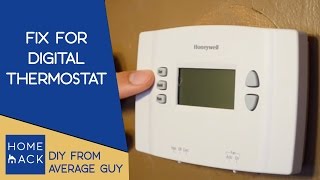 Digital thermostat not working  Honeywell thermostat troubleshooting [upl. by Leahicm]